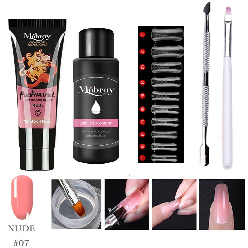 Gel de extensión de uñas Polygel