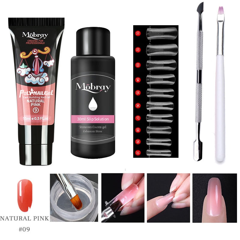 Gel de extensión de uñas Polygel